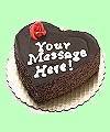 Heart Shaped Cheesecake (Chocolate Fudge) - FedEx