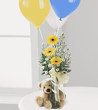 FTD Welcome Bear Bouquet  - PREMIUM