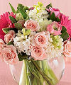 
Spring's best flowers are gathered together in this beautiful bouquet...
			