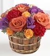 
The FTD Vibrant Views Basket is a colorful display of harvest-time jewel tones that will delight your special recipient this Fall season...
			