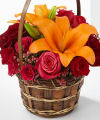 
This fall basket exudes radiant color and happy wishes for a fantastic Fall season...
			