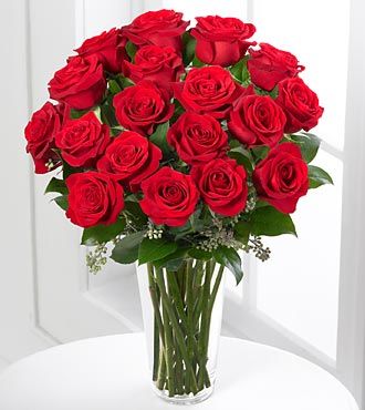 FTD Red Rose Bouquet - 18 Stems