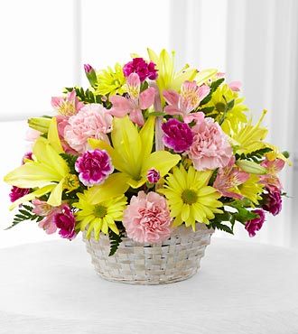 FTD Basket of Cheer Bouquet  - DELUXE