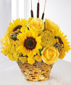 
The FTD Autumn Splendor Centerpiece expresses the divine warmth of this fantastic season! Sunflowers, roses, solidago and button pompons create a sunlit display, popping in yellow tones accented with...
			