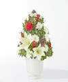 
The FTD Holiday Surprise Bouquet is a gift of blooming elegance that will enchant them this holiday season...
			