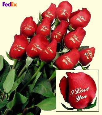 Speaking Roses in Vase - FedEx