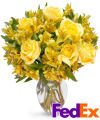 Go to Citrus Burst Rose Bouquet - FedEx information page