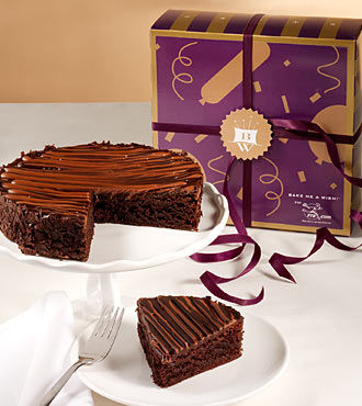 Triple Chocolate Enrobed Brownie Cake - FedEx