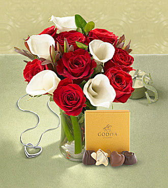 Memorable Moments Bouquet with Godiva Chocolates - FedEx