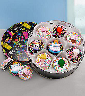 Happy Birthday Chocolate Covered Cookies - WebGift
