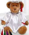Build A Bear ConGRADulations Bear with White Gown - WebGift