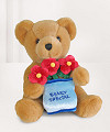 
Tell them how extra special they are to you with this delightful plush bear! Our caramel brown message bear by Build A Bear Workshop� holds a small pot of flowers that sends a 'Beary Special' message...
			