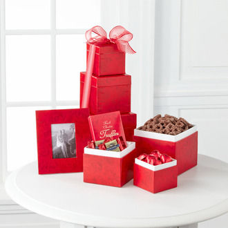 Red Roses Tower of Sweets - WebGift
