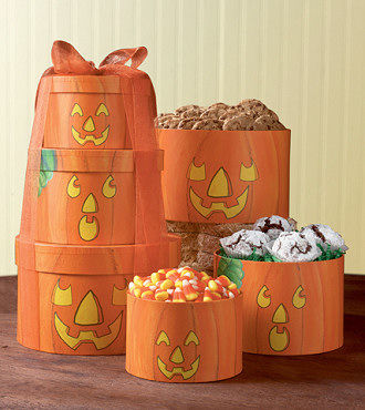Mrs Beasley Pumpkin Halloween Tower - WebGift