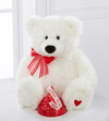 
A wonderful combination of hugs and kisses they will never forget! A soft and cuddly 11-inch brown plush bear arrives with a red foil-wrapped 7-ounce Hershey's� Kiss to create a sweet way of deliverin...
			
