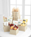 
This sophisticated tower is full of sweet surprises...
			