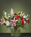 Image of Deluxe version for Peppermint Swirl Bouquet