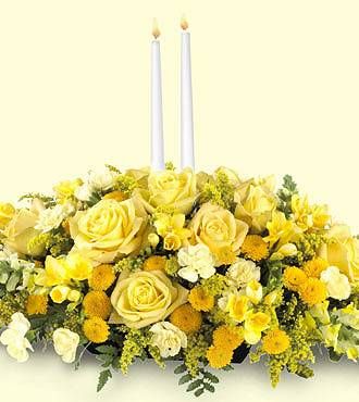 FTD Golden Splendor Centerpiece