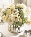 Image of Standard version for FTD White Linen Centerpiece