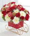 Image of Deluxe version for FTD Seasons Sleigh Ride Bouquet