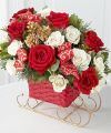 Image of Deluxe version for FTD Winter Wonders Holiday Bouquet
