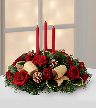 Celebration of the Season Centerpiece by FTD