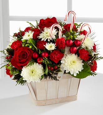 Candy Cane Lane Bouquet by FTD