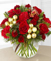 Image of Deluxe version for FTD Holiday Gold Bouquet