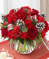Image of Deluxe version for FTD Christmas Peace Bouquet