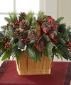 Image of Deluxe version for FTD Christmas Coziness Basket