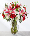 Image of Deluxe version for FTD Frosted Findings Bouquet