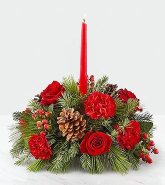 I'll Be Home for Christmas Candle Centerpiece