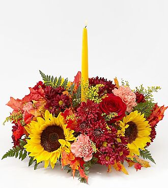 Giving Thanks Candle Centerpiece