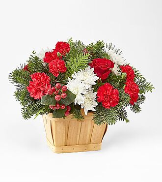Good Tidings Floral Basket