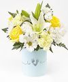 Image of Deluxe version for Tiny Miracle New Baby Boy Bouquet