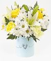 Image of Premium version for Tiny Miracle New Baby Boy Bouquet