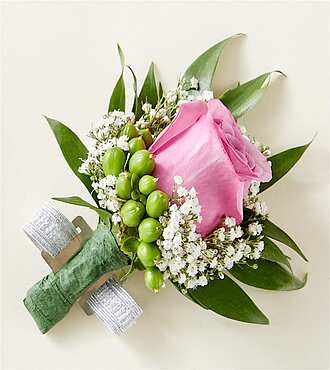 Playful Purple Corsage - FedEx