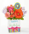 Image of Deluxe version for Birthday Surprise Bouquet