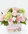 Image of Deluxe version for Darling Baby Girl  Bouquet