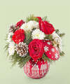 Image of Deluxe version for Christmas Village Bouquet