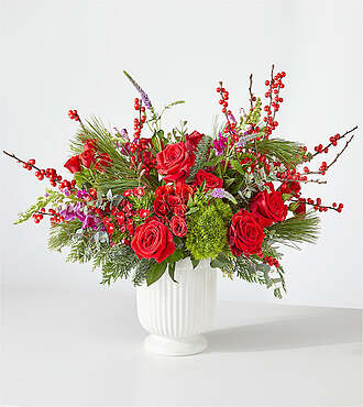Big Red Bow Bouquet - C12