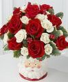 Image of Deluxe version for FTD Rosy Santa Bouquet