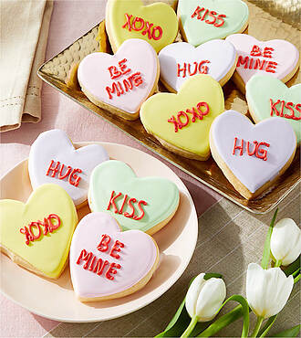 Sweet Heart Valentine’s Day Assorted Sugar Cookies - FedEx