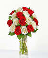 Image of Standard version for Santa Baby Rose Bouquet -18 Stems - FedEx