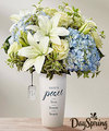Image of Deluxe version for DaySpring In God's Care Bouquet - Blue and White