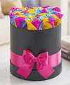 Image of Standard version for Luxury Rainbow Forever Roses - FedEx
