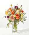 Image of Standard version for Clementine Bouquet - Standard with Clear Vase - FedEx