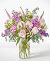 Image of Standard version for Cup of Tea Bouquet - Deluxe with Clear Vase - FedEx