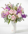 Image of Standard version for Cup of Tea Bouquet - Deluxe with Marble Vase - FedEx