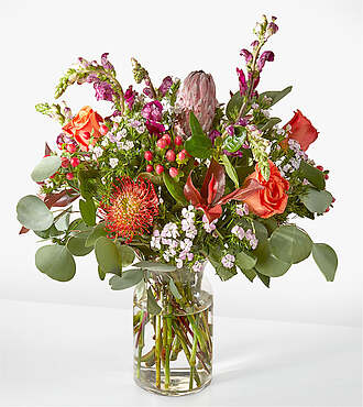 Burgundy Fantasy Bouquet - FedEx - F-F42VMJ